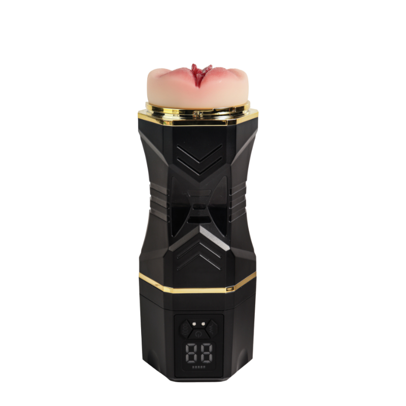Realvagina Realistic Vagina With Strong Sucking Vibrating & Thrusting Masturbator