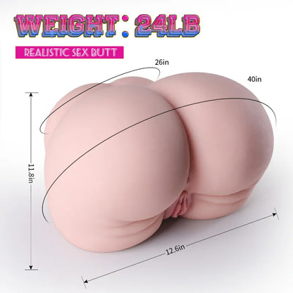 Brooke - 24 lbs BBW Bubble Butt Sex Torso Toy