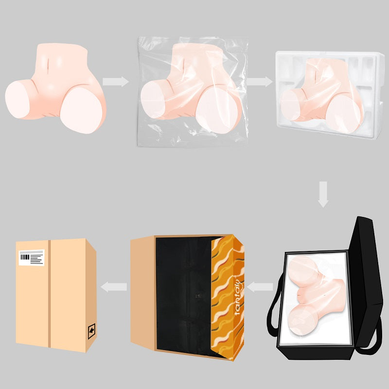 Daisy 38.9LB big-ass realistic pussy sex doll with Tantabutt technology for ultra-soft, lifelike curves and flexibility. 