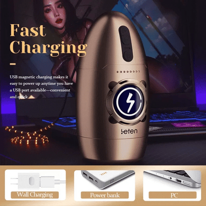 PR2 - Leten Powerful 600rpm Rotating Men Masturbator