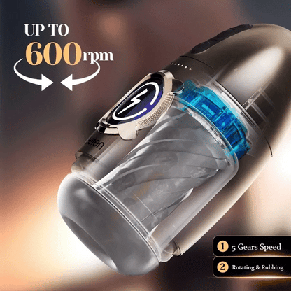 PR2 - Leten Powerful 600rpm Rotating Men Masturbator