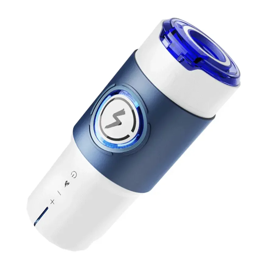 PT8 - Powerful Pleasure Realistic Male Masturbator with 10 Thrusting Modes & 10 Heating Strips