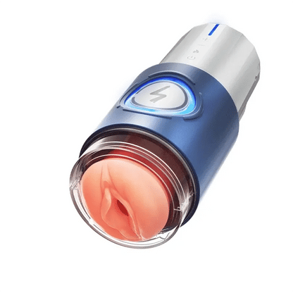 PT8 - Powerful Pleasure Realistic Male Masturbator with 10 Thrusting Modes & 10 Heating Strips