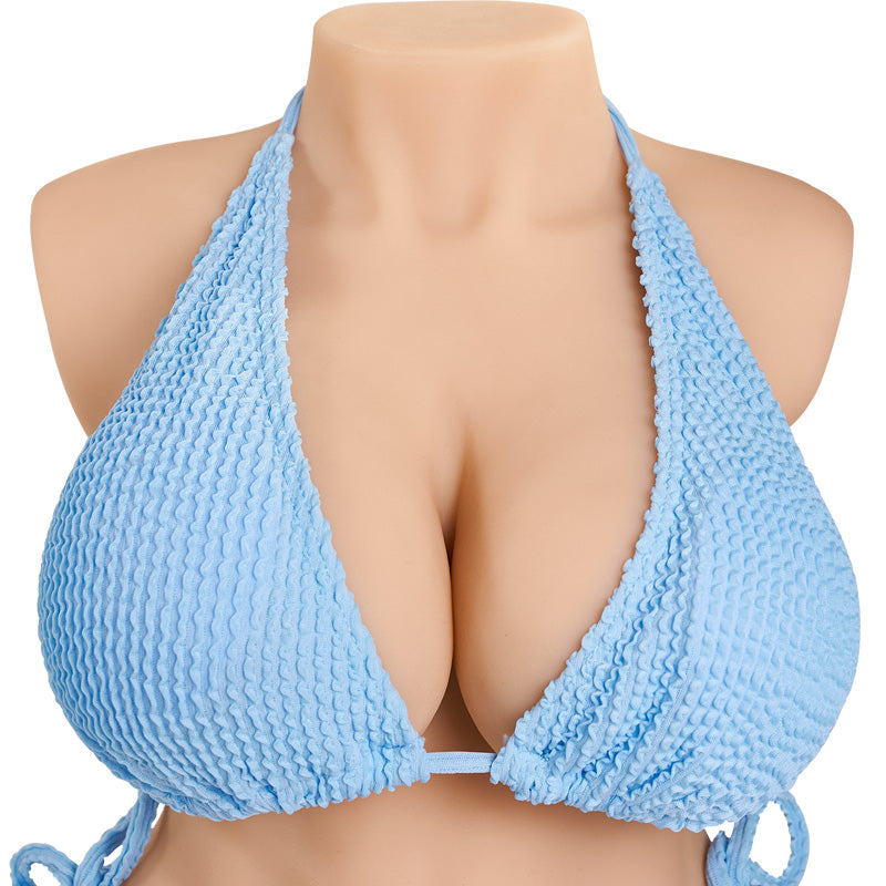 Britney 2.0 27.3LB Tantaly half-body doll with lifelike soft breasts and realistic curves.
