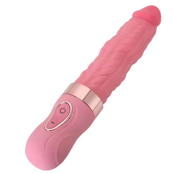 CreamyWave 9.6 Inch Wiggle Ultra Vibration Dildo Massager – Ultrasonic-Powerful Vibrating Dildo & Wiggling Motion