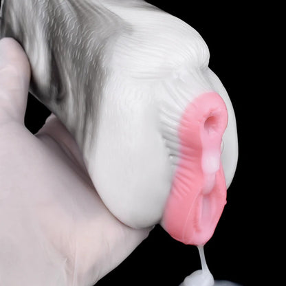 Fantasy Horse Pocket Pussy Male Sex Toy - Pink Vagina Dual Hole with realistic design for enhanced pleasure