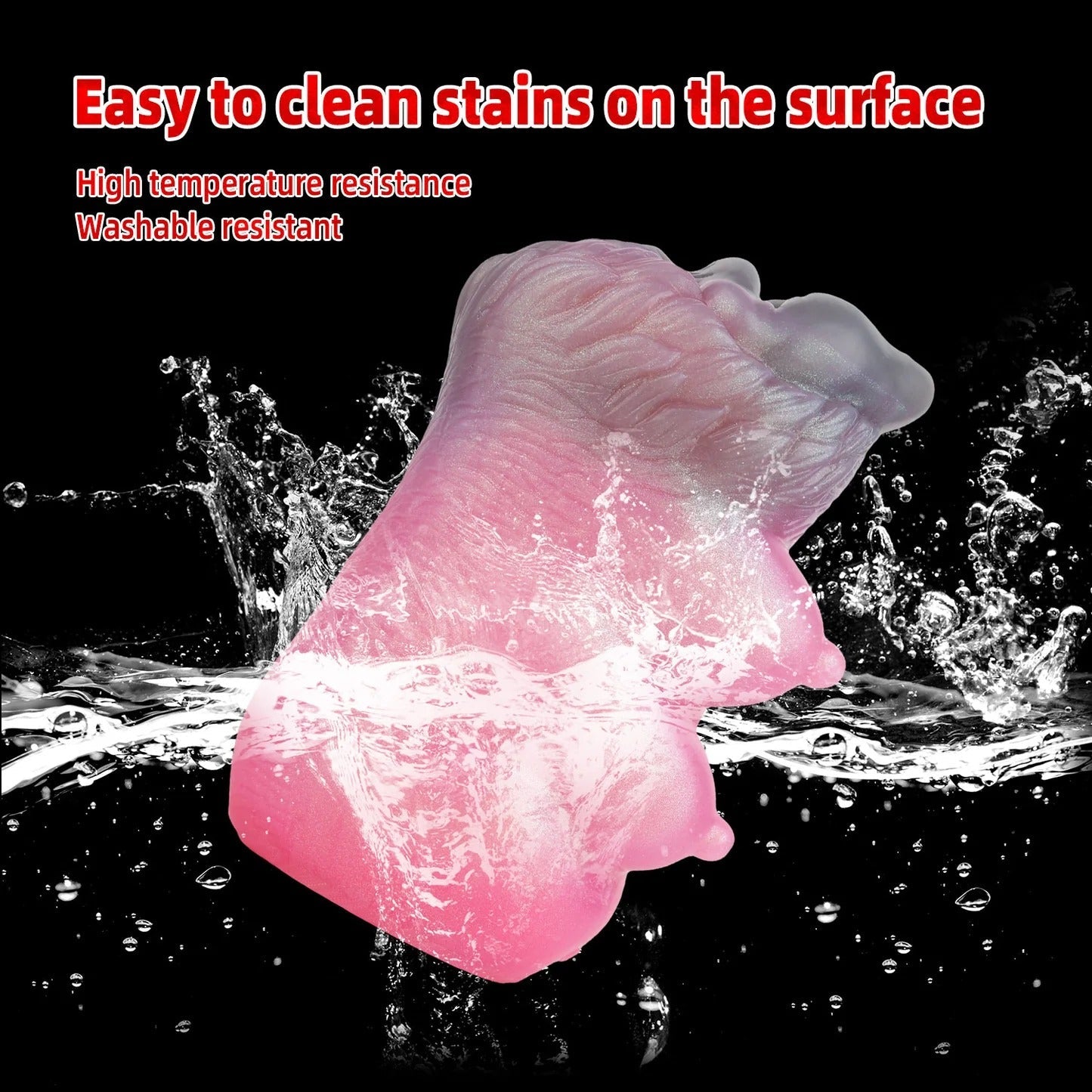 Wolf Beauty Pocket Pussy Male Masturbator - Fantasy Silicone with easy to clean surface and high temperature resistance
