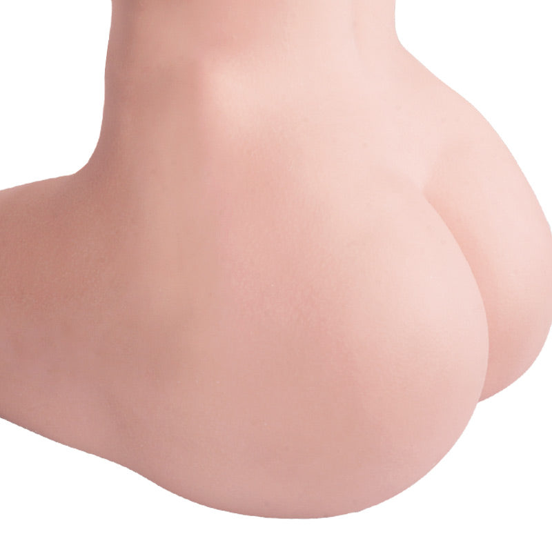 Jennifer is a 60.6LB BBW sex doll with lifelike breasts and a big, realistic butt, ideal for breast play and doggy style.