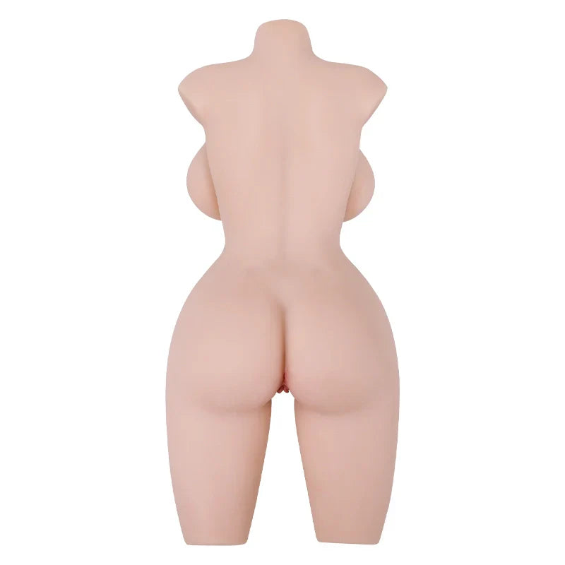 Miki 13.2LB small sex doll for beginners with realistic skin, pink nipples, and labia for a playful experience.