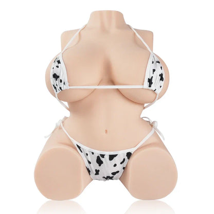 Nicole 2.0 47.6LB busty sex doll with big jiggly breasts and soft, bouncy ass, ideal for breast play and realistic adult fun.