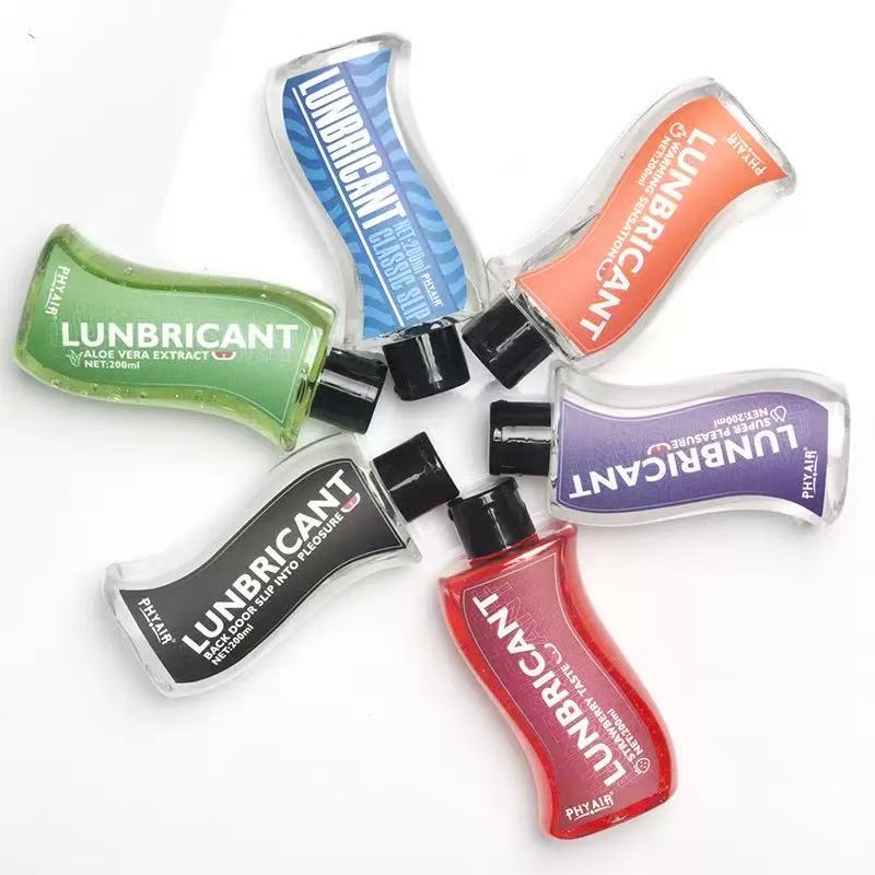 Assorted RealVagina 200ml Water Based Lube Lasts Long & Easy to Clean in various colors and flavors
